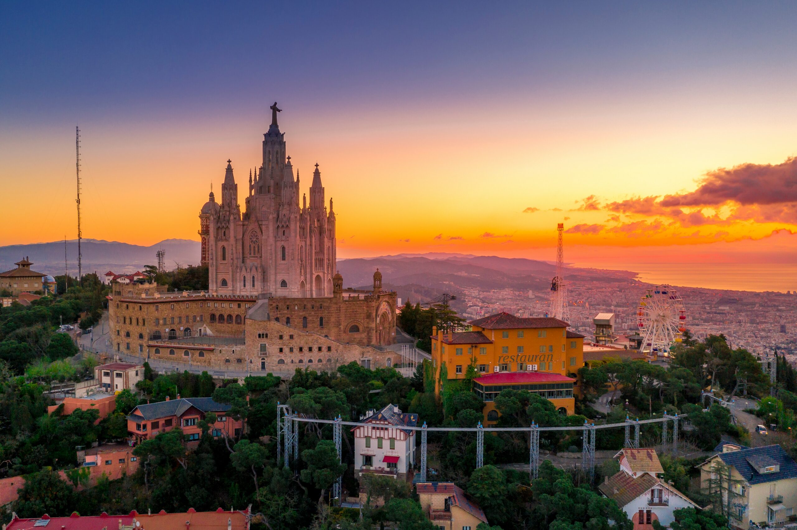 Barcelone vue depuis les hauteurs